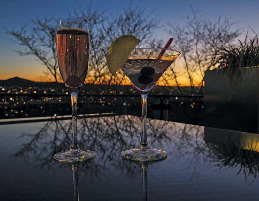 HEINITZBURG, Marcii Goosen. Sundowners at Hotel Heinitzburg, Marcii Goosen.